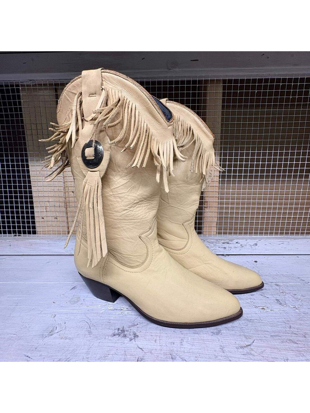 Acme Fringe Western Cowboy Boots Women's Size 6.5